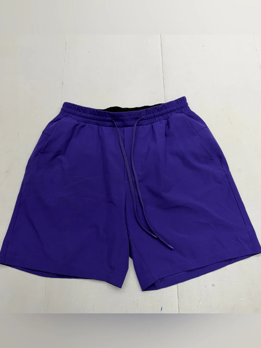 Lululemon Athletica Petrol Purple Channel Cross Swim Shorts Men's Size Medium